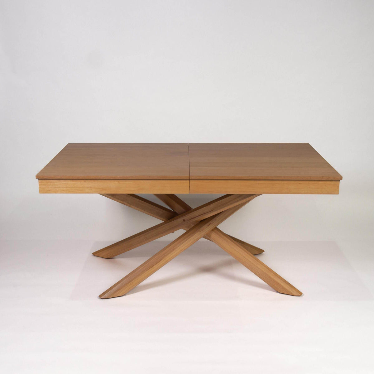 Amelia Oak Extendable Dining Table Set - 6 Seater - Mabel Oak Spindle Back Chairs