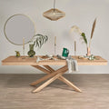 Outlet - Amelia Pale Oak Wood Extendable Dining Table