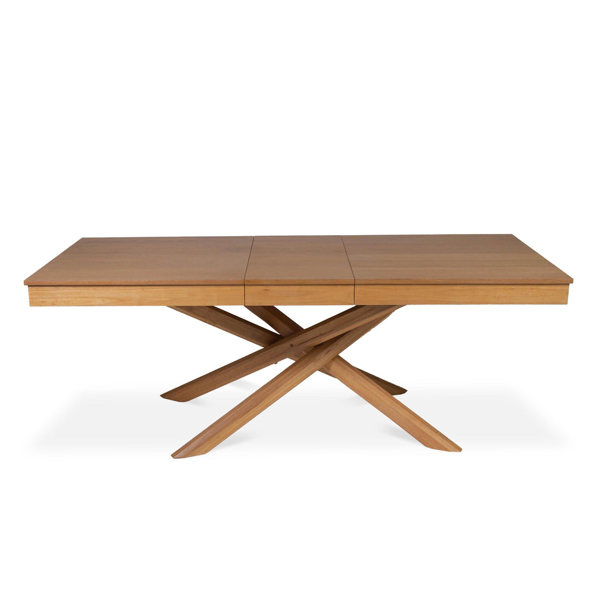 Amelia Oak Wood Dining Table - Extendable