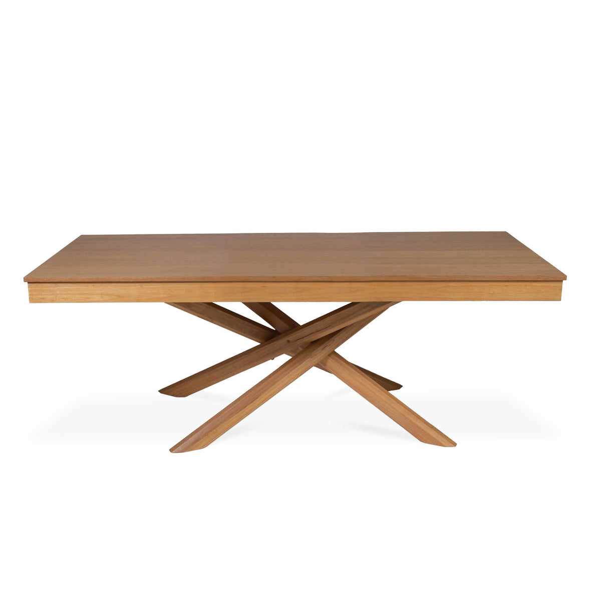 Amelia Oak Wood Dining Table - Non Extendable