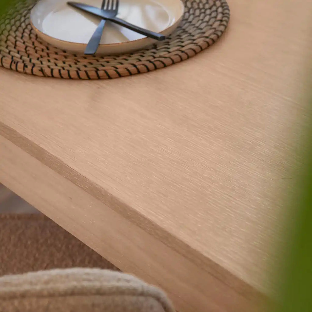 Outlet - Amelia Pale Oak Wood Extendable Dining Table