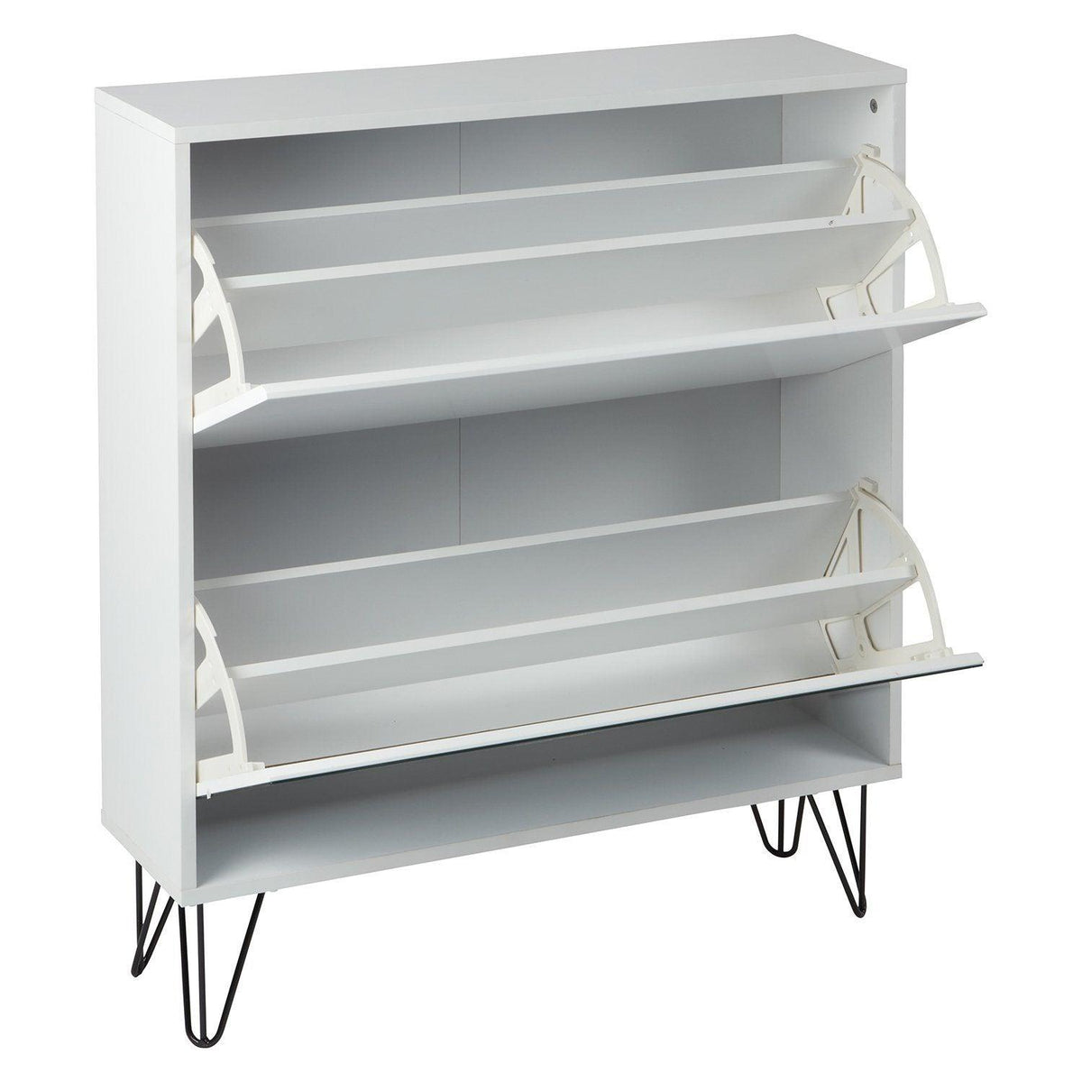 Anderson Shoe Cabinet - 2 Door - White