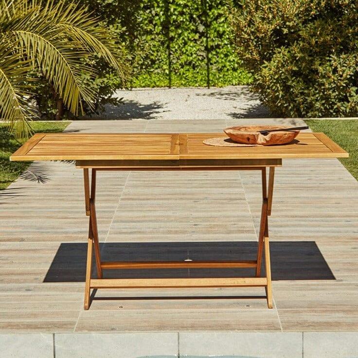 Ashby 4 Seater Wooden Rectangular Garden Dining Set - 120cm
