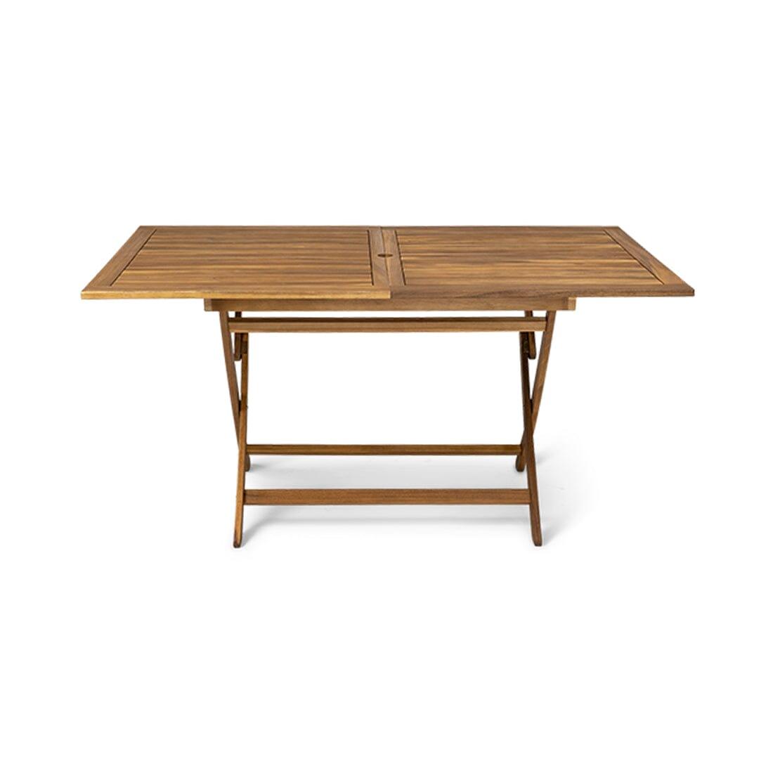 Ashby 6 Seater Wooden Rectangular Folding Dining Table - 150cm