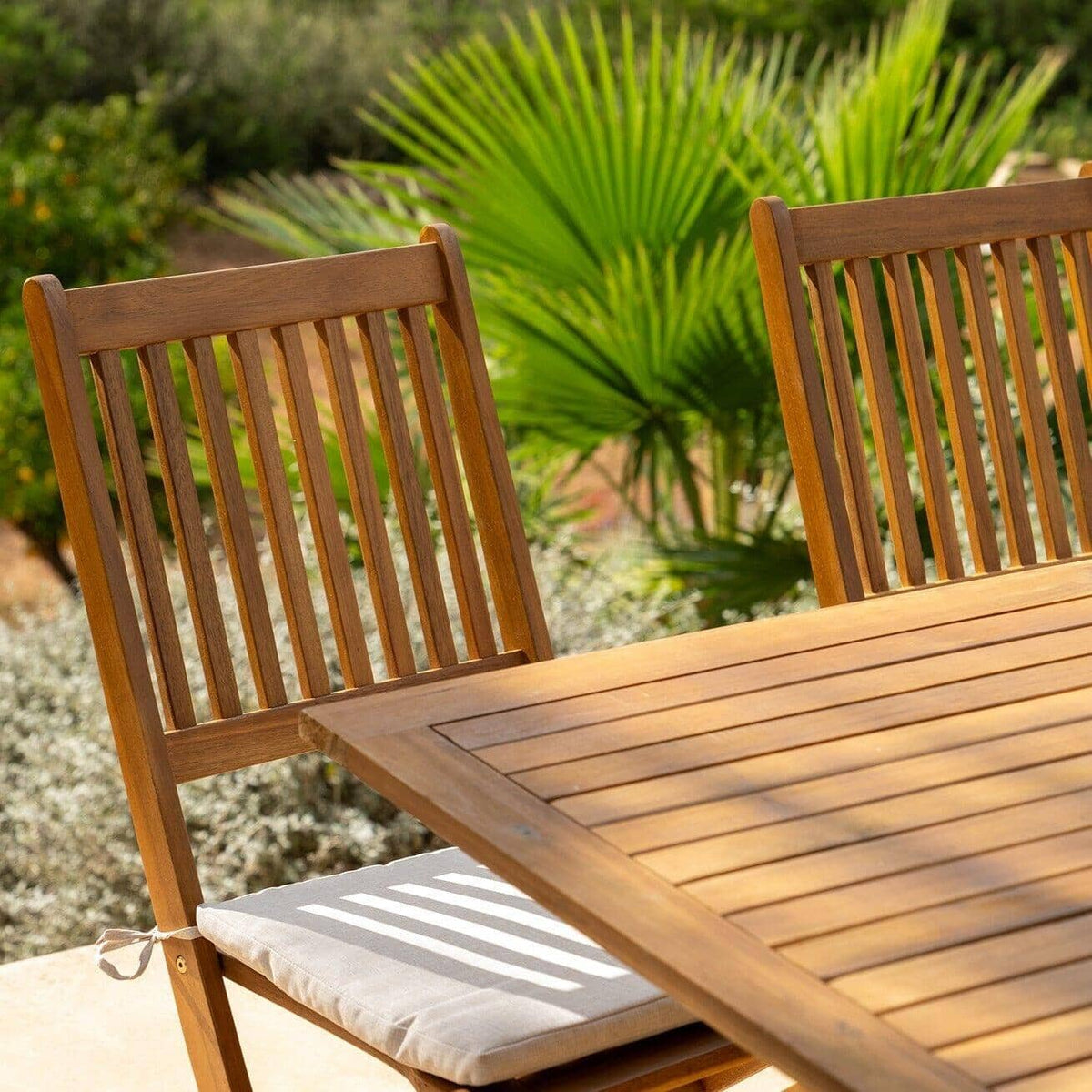 Ashby 6 Seater Wooden Rectangular Garden Dining Set - 150cm