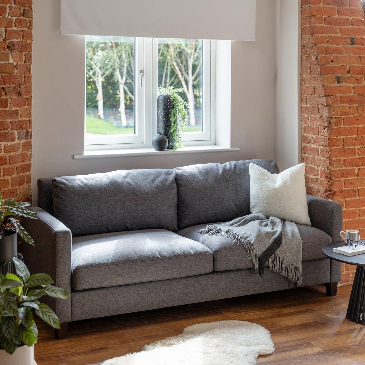 OUTLET - Ava 2 Seater Sofa - Charcoal