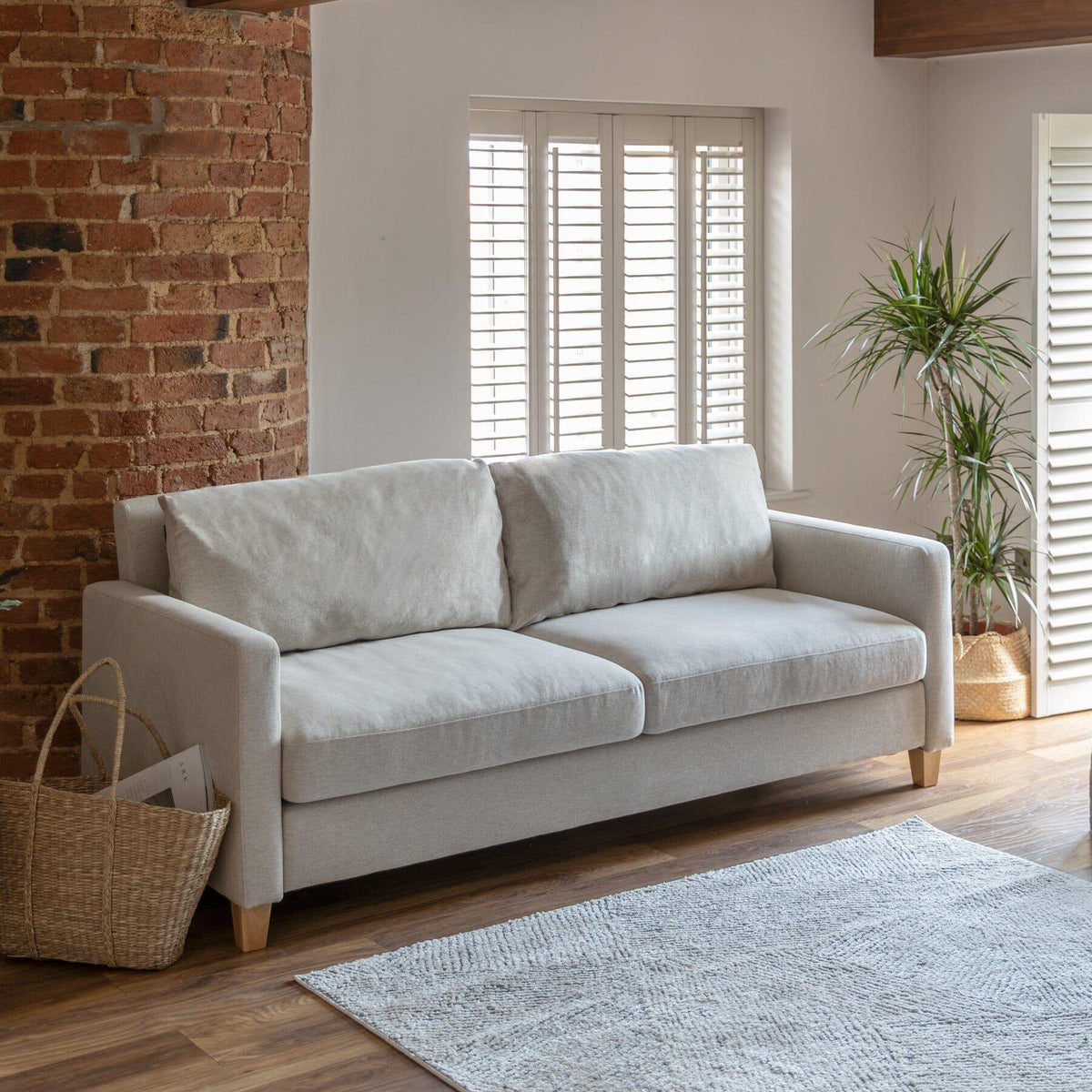 OUTLET - Ava 3 Seater Sofa Beige