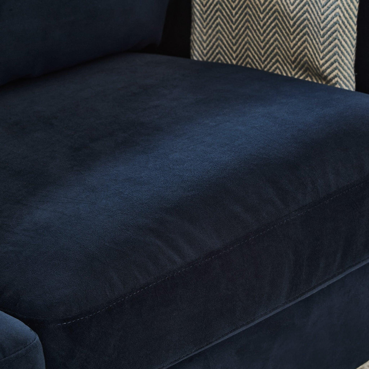 Outlet - Ava 3 Seater Sofa - Ink with Black Oak Legs