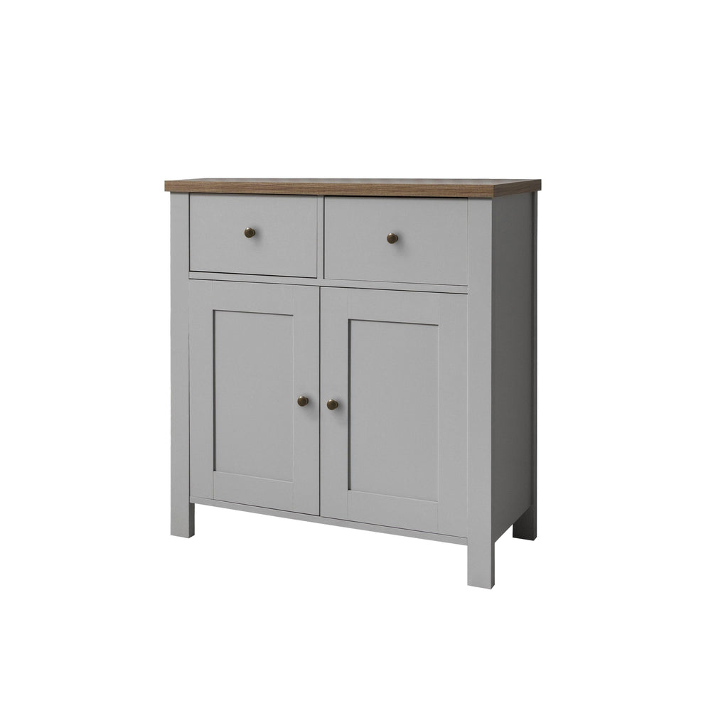 Bampton 2 Door Sideboard - Stone Grey