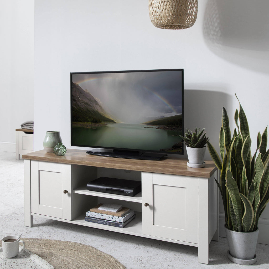 OUTLET - Bampton White TV Unit