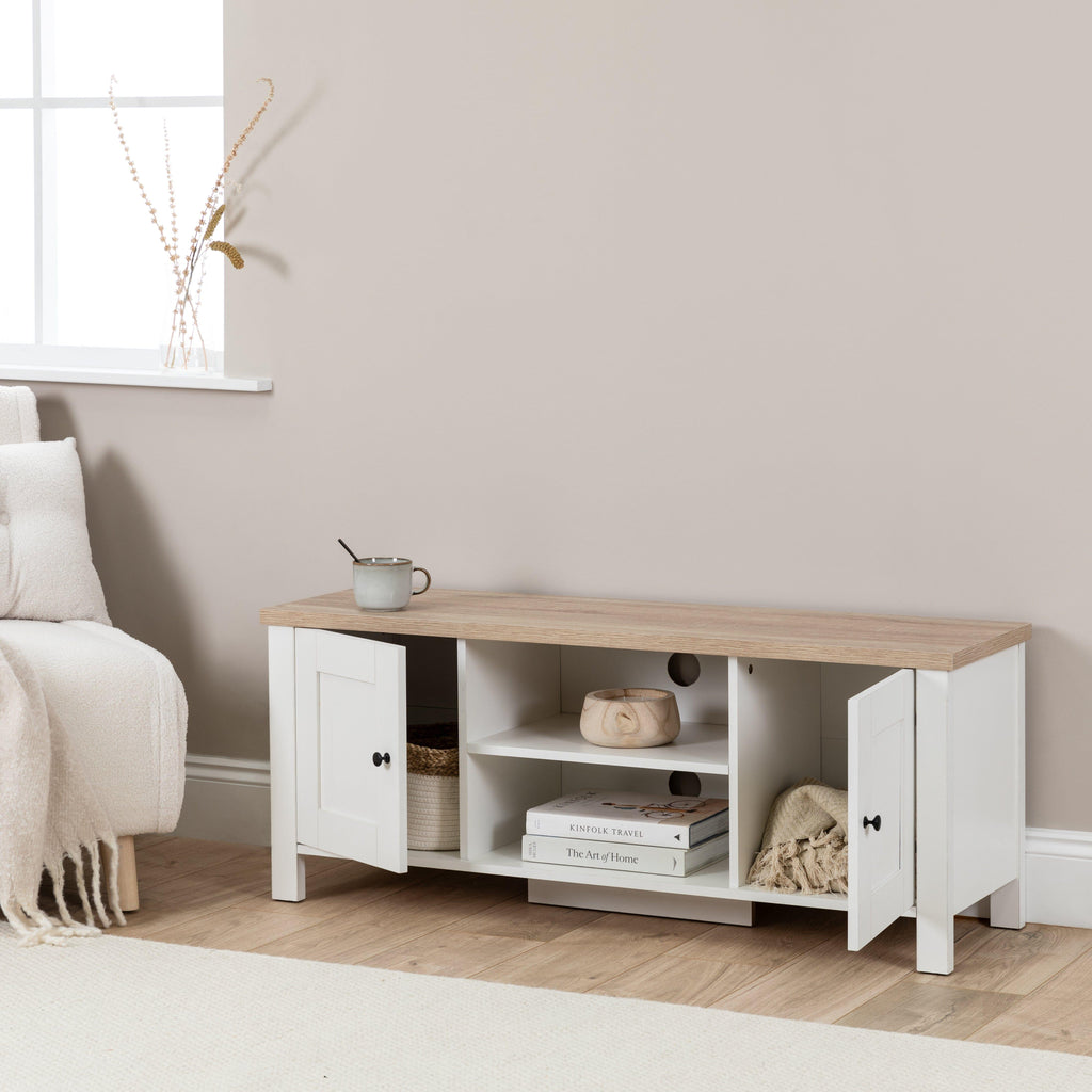 OUTLET - Bampton White TV Unit