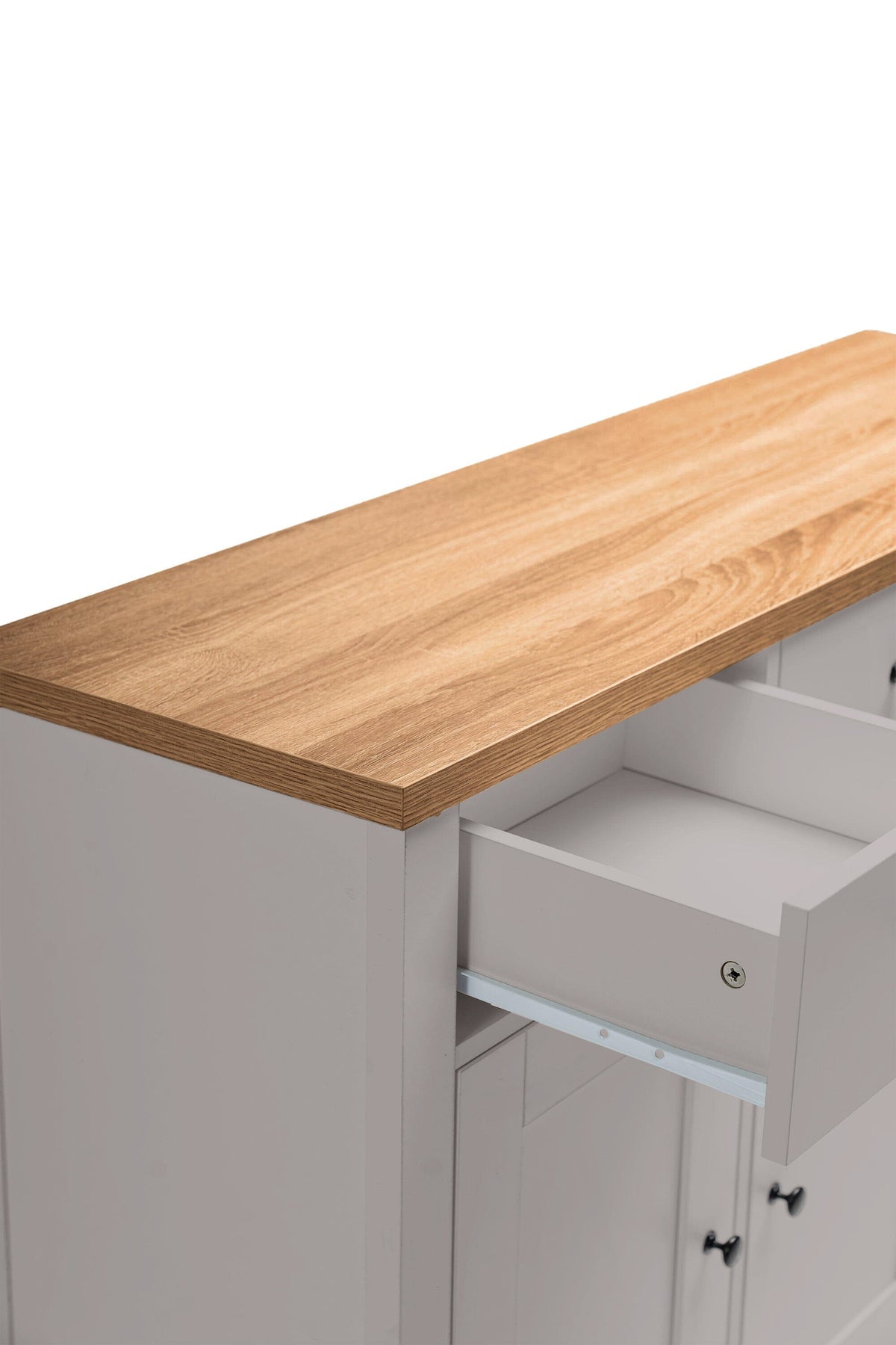 Outlet - Bampton 3 Door Sideboard - Grey