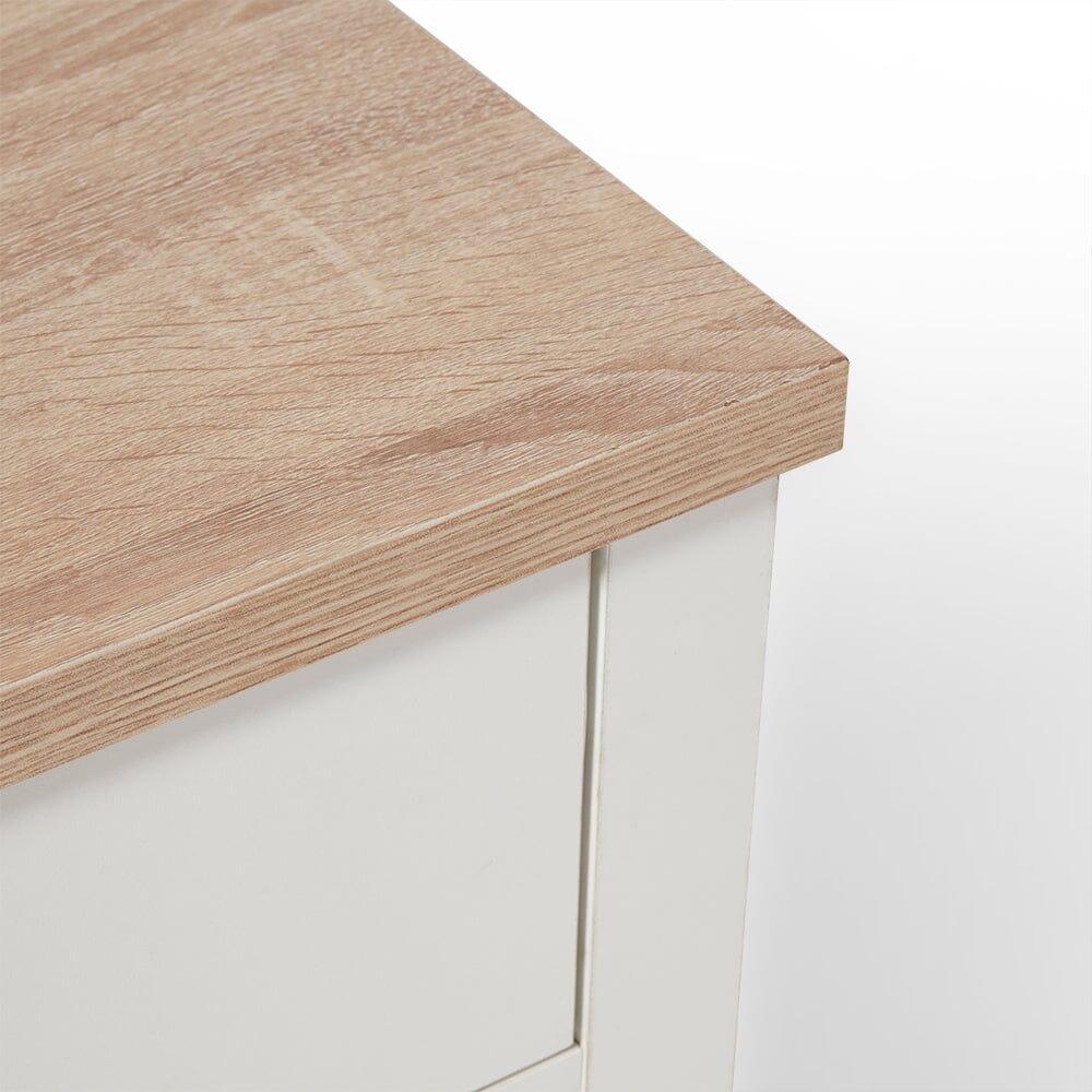 Bampton Alabaster White Coffee Table with Storage