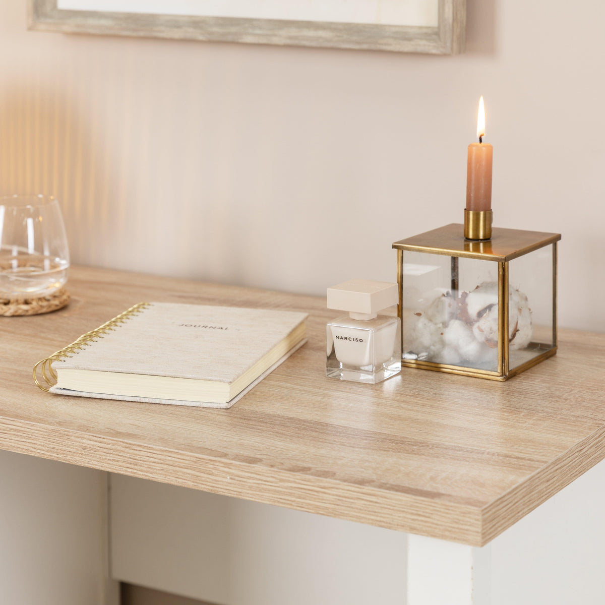 Outlet - Bampton Dressing Table with Drawers - White