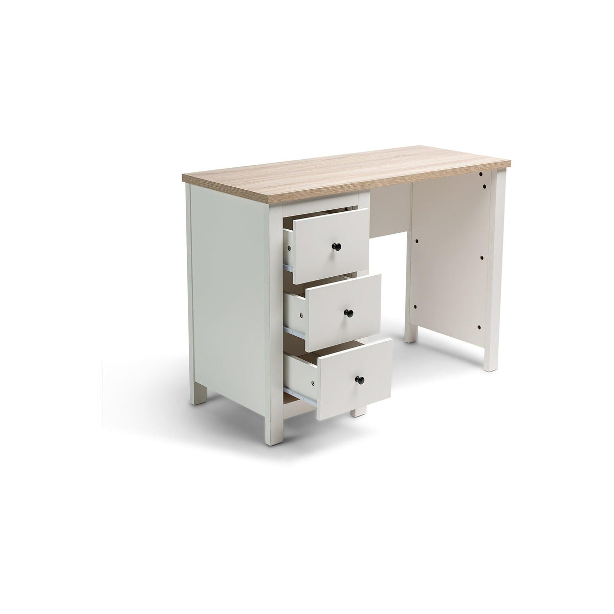 Bampton Dressing Table with Drawers Alabaster White