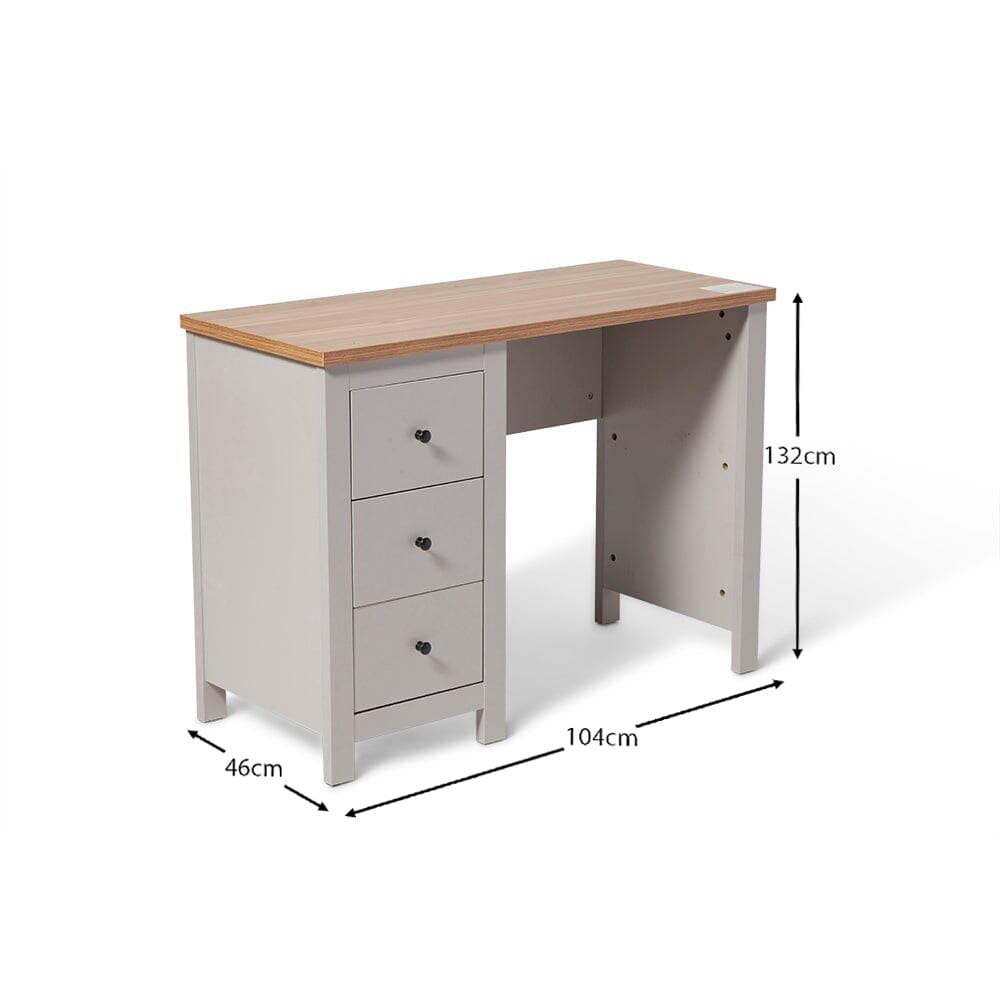 OUTLET - Bampton Grey Dressing Table with Drawers