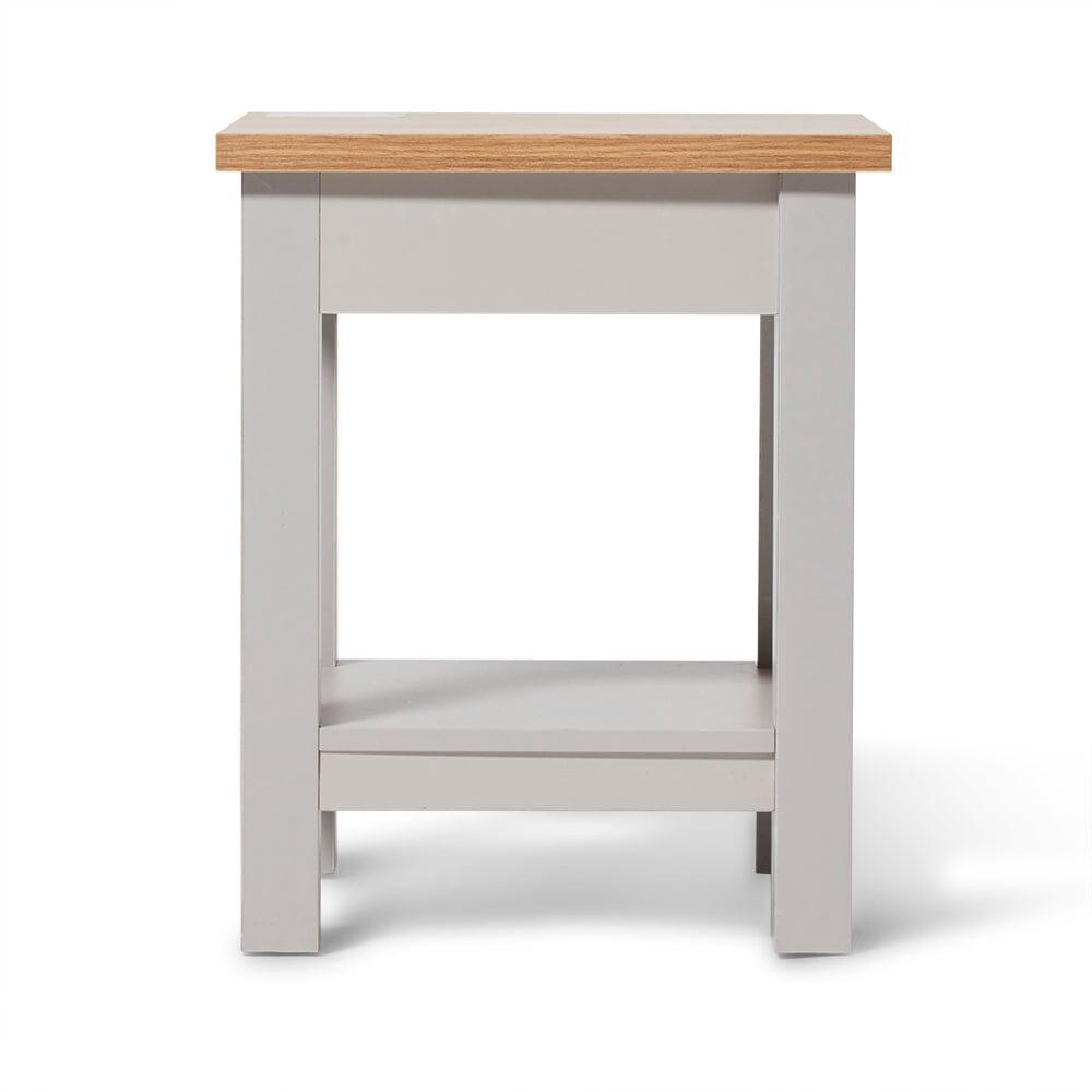 Outlet - Bampton Grey Side Table