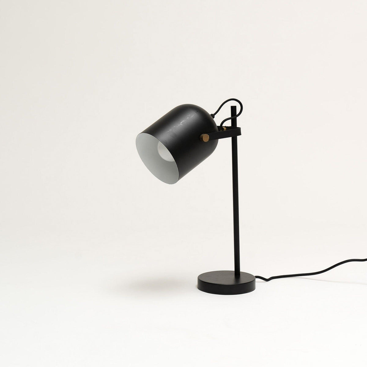Outlet - Birstall 41cm Metal Desk Lamp - Black