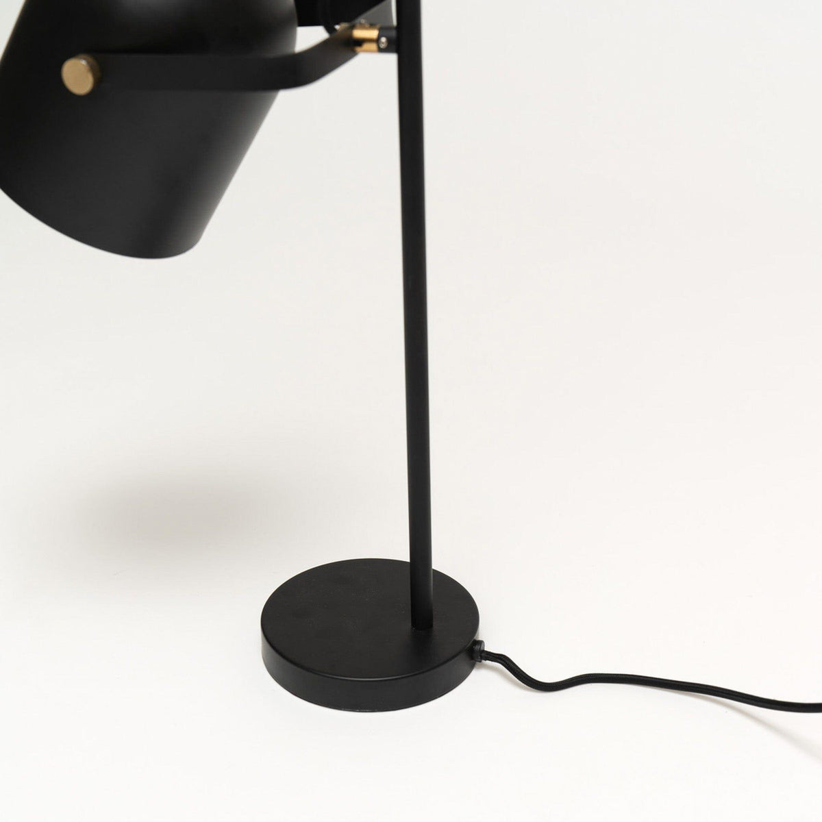 Outlet - Birstall 41cm Metal Desk Lamp - Black