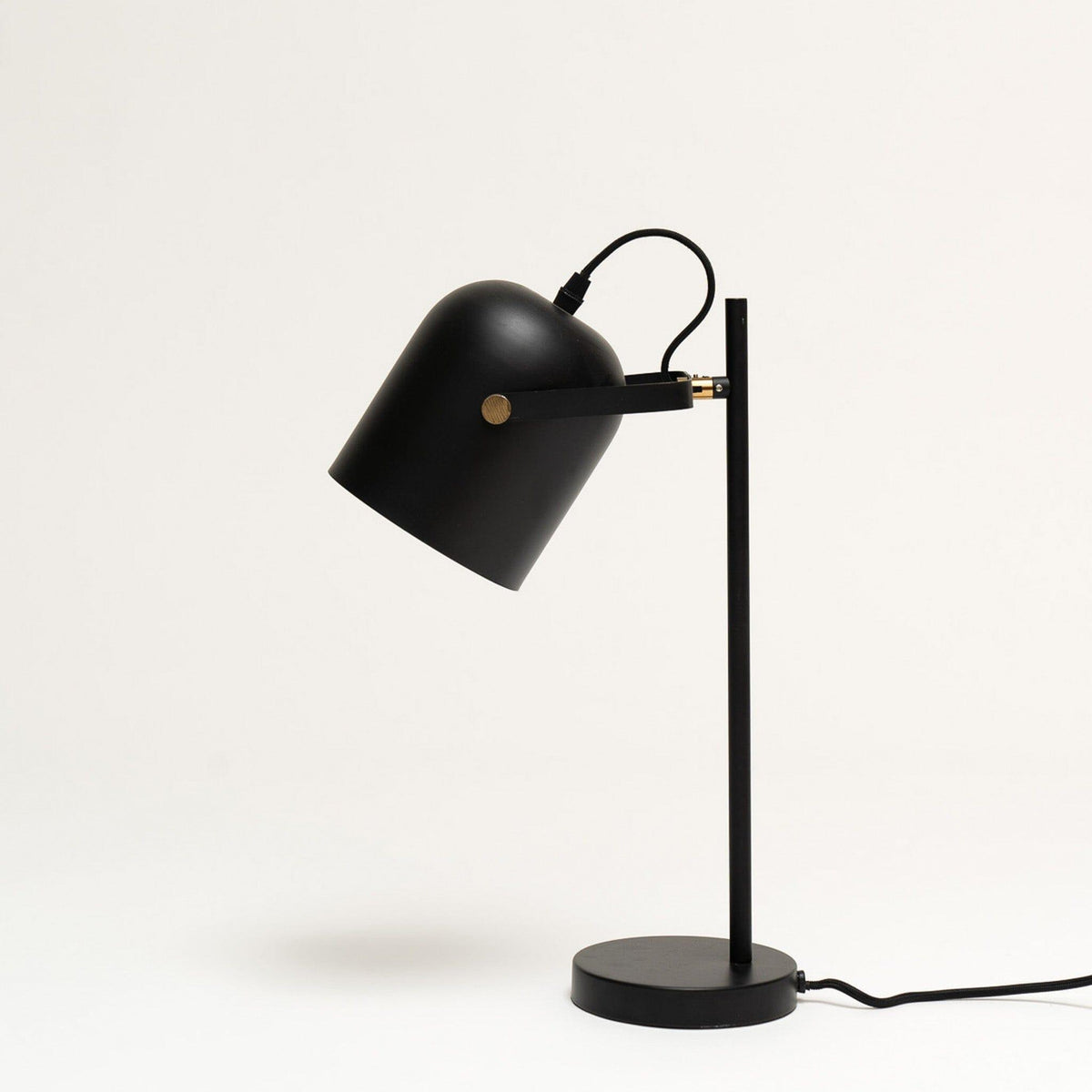 Outlet - Birstall 41cm Metal Desk Lamp - Black