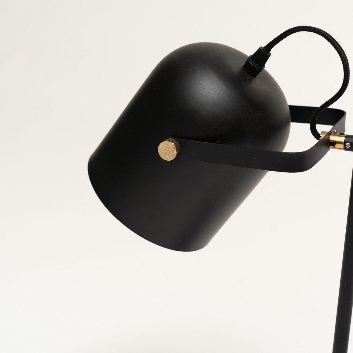 Outlet - Birstall 41cm Metal Desk Lamp - Black