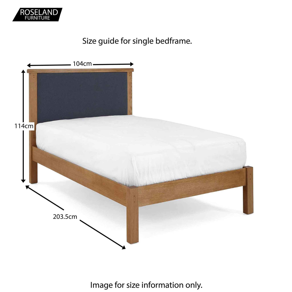 Broadway Oak Bed Frame