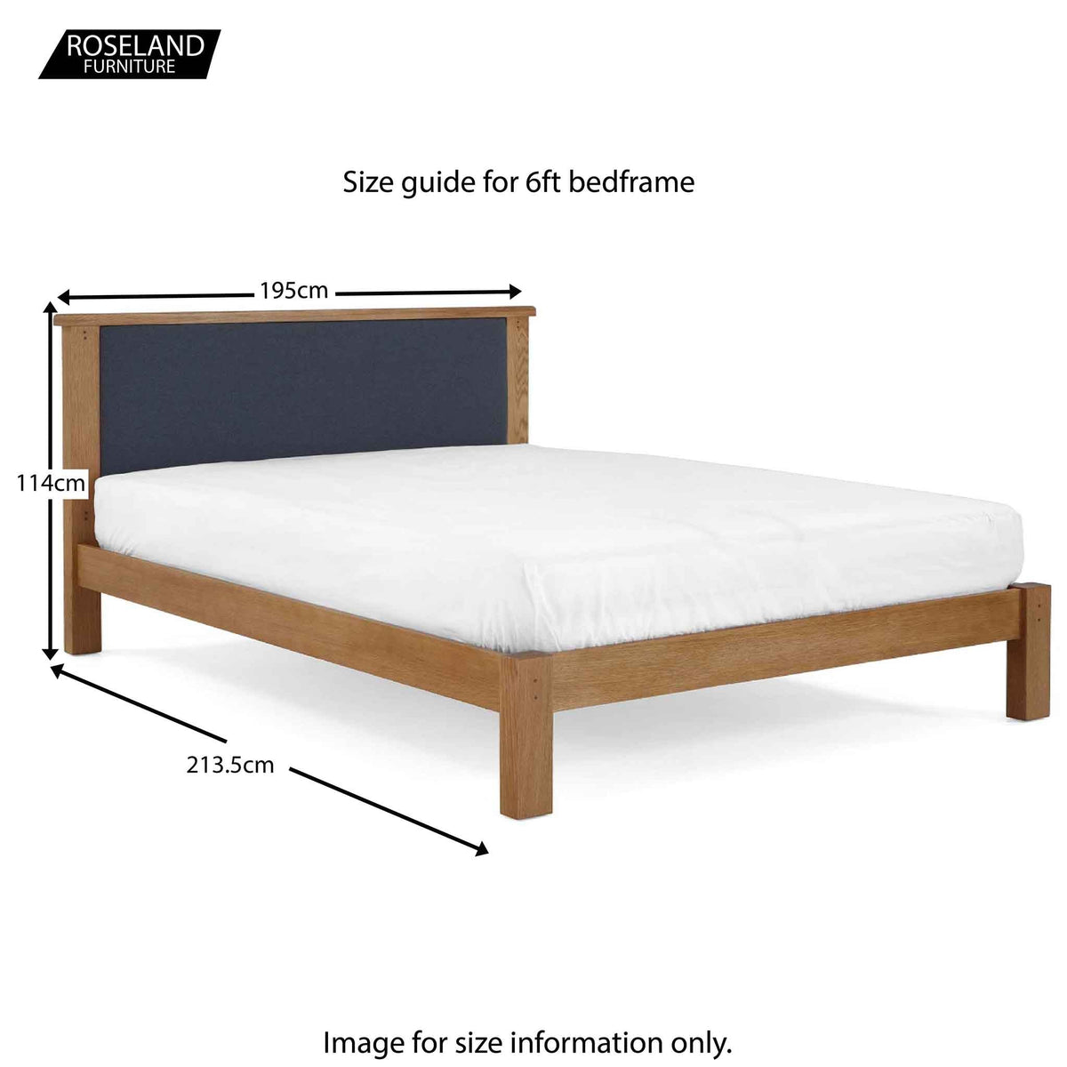 Broadway Oak Bed Frame