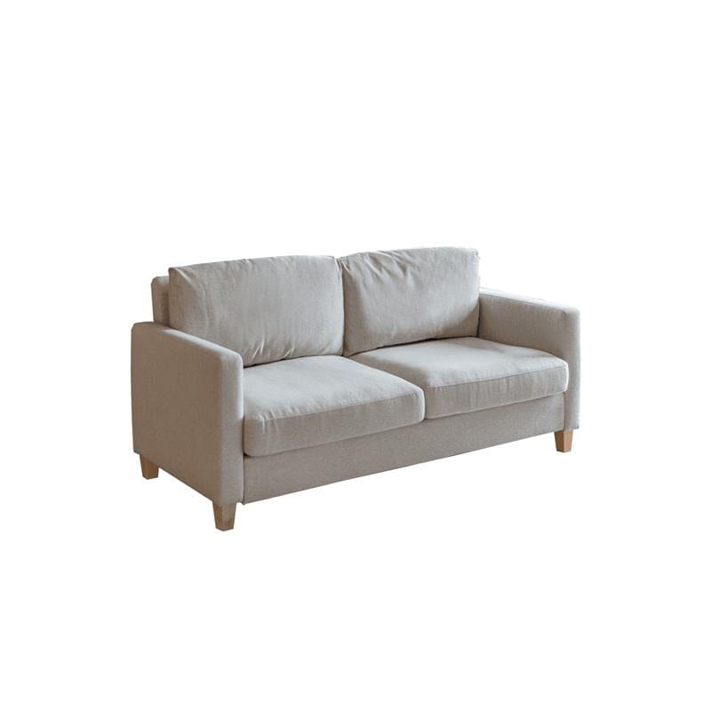 Emily 3 Seater Sofa - Sand with Pale Oak Legs