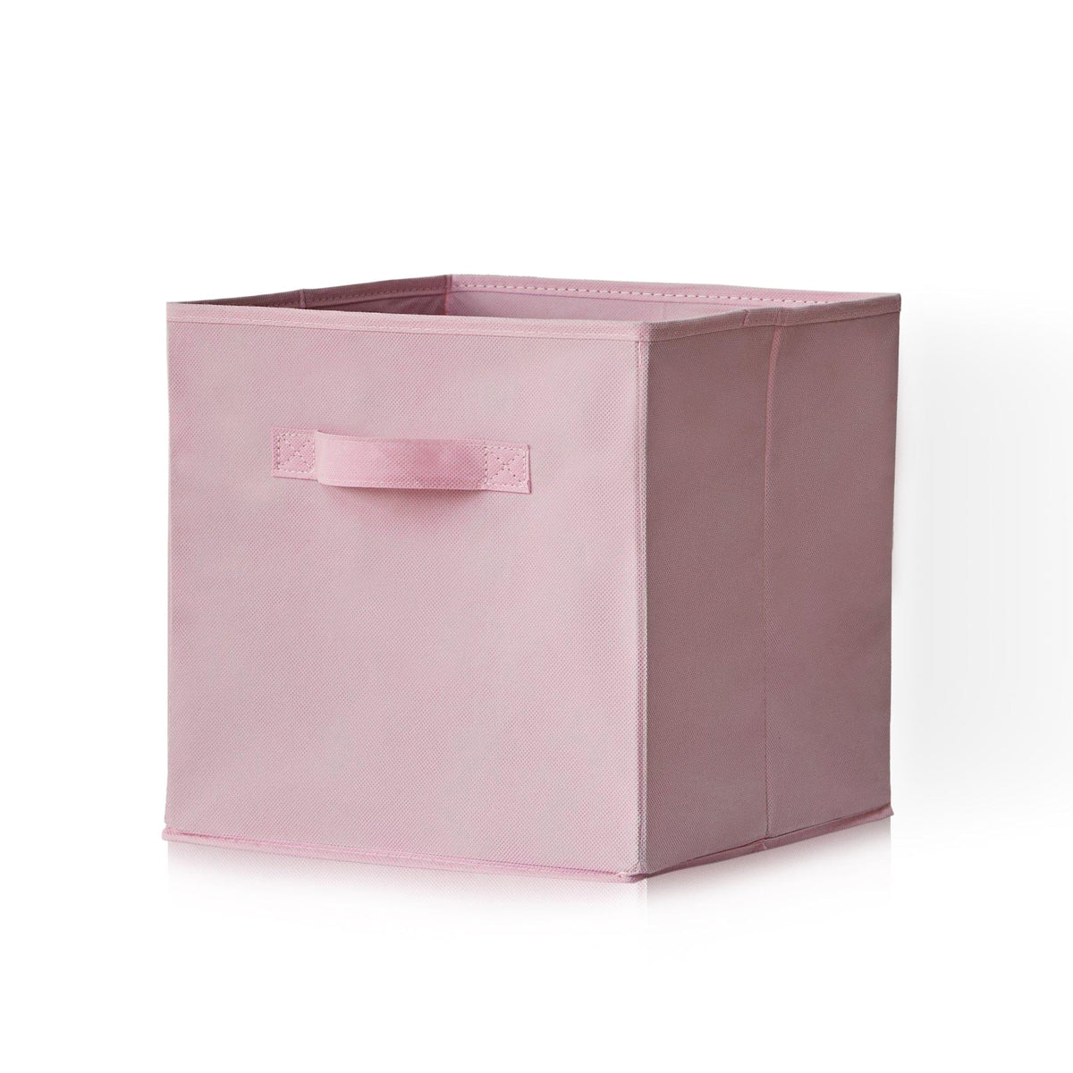 Outlet - Cara Fabric Cube Storage Box - Large - Pink