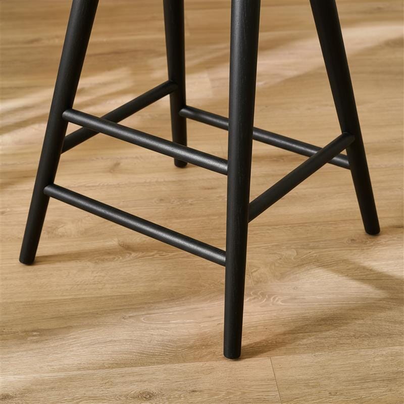 Silvester Black Bar Stool