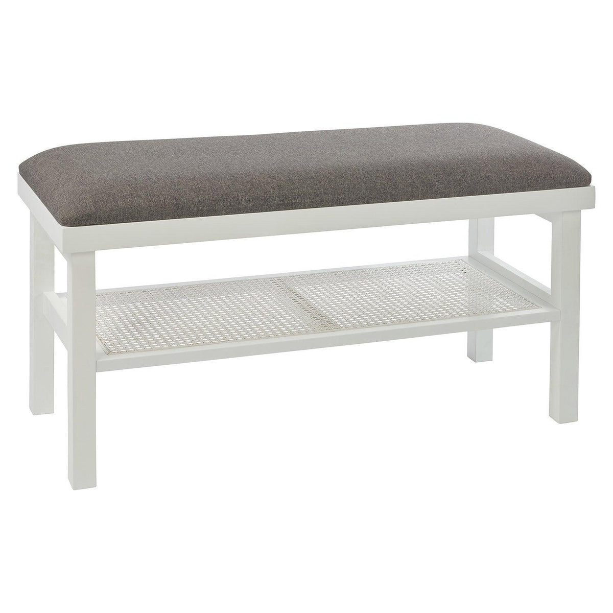 Charlie Hallway Bench - White