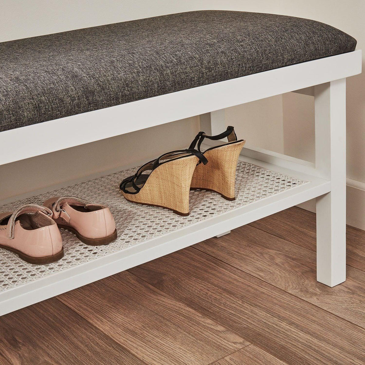 Charlie Hallway Bench - White