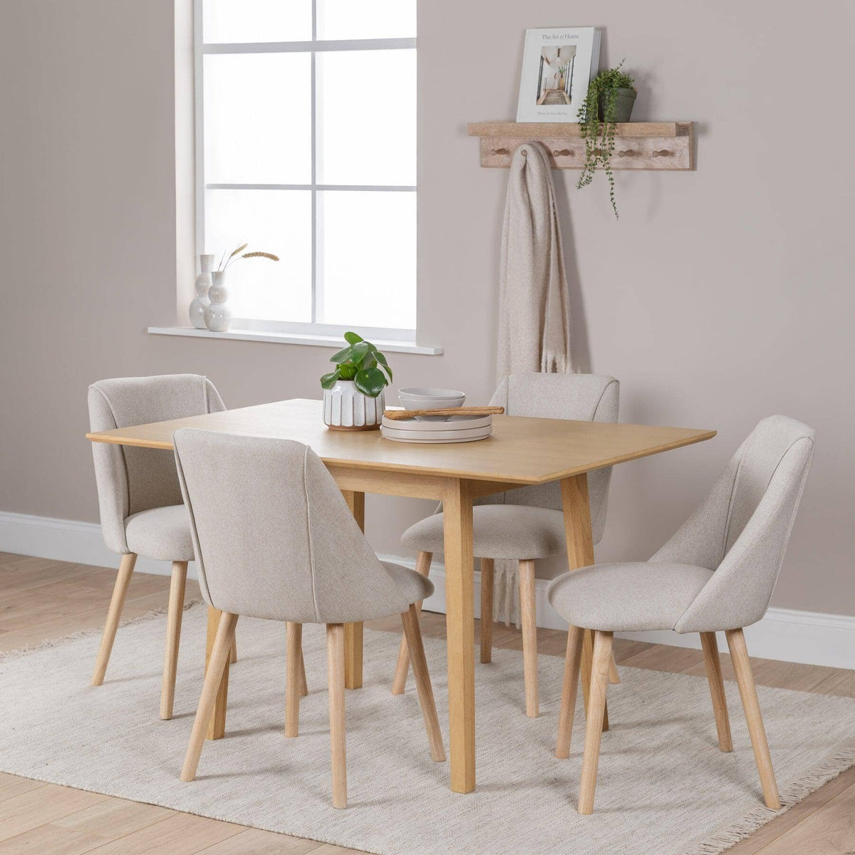 Charlie Pale Oak Dining Table - Extendable