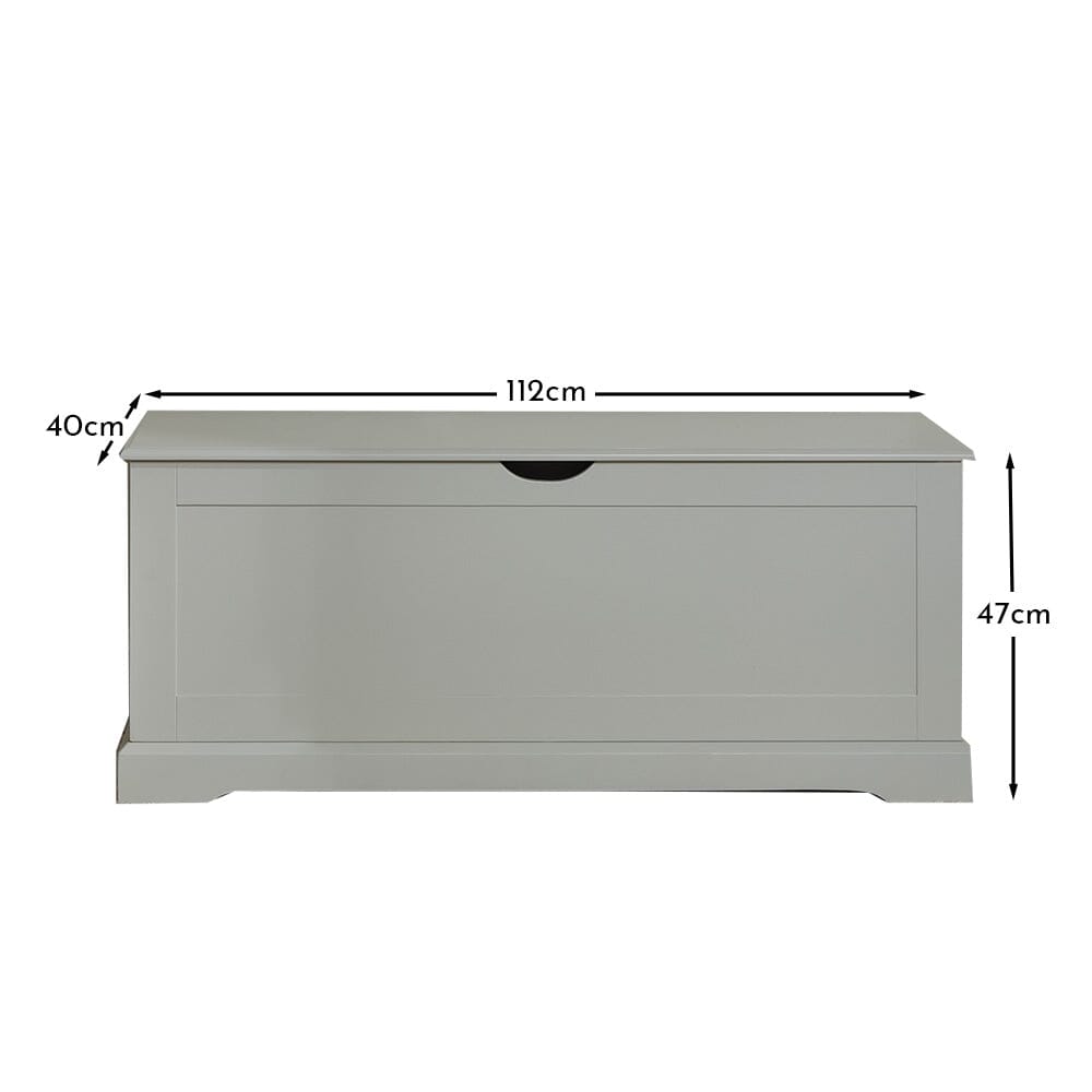 Outlet - Chatsworth Storage Box - Linen Grey