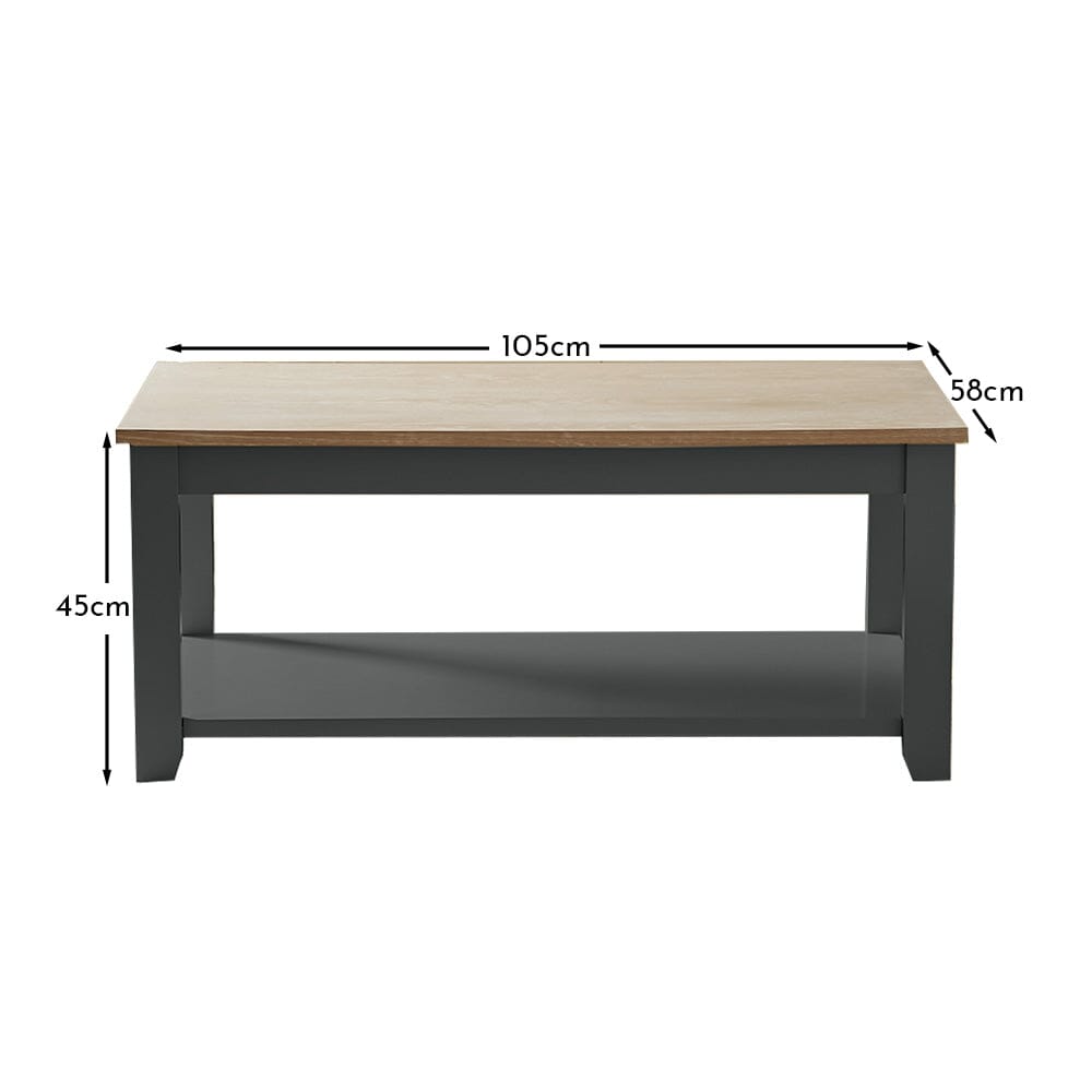 Outlet - Chatsworth Slate Grey Coffee Table