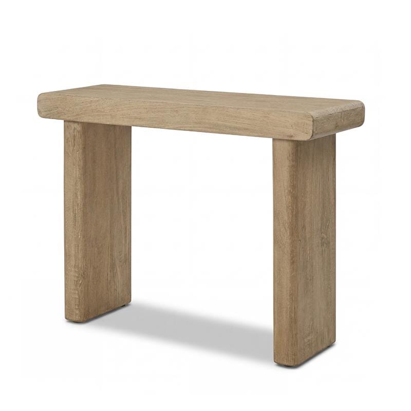 Nevaeh Chalked Mango Wood Console Table - 100cm