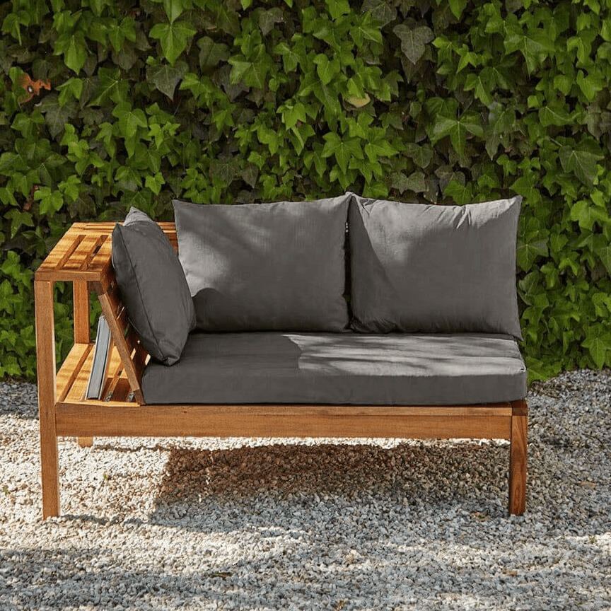 Dakota Garden Corner Sofa Cushion Covers - Grey