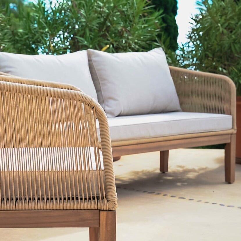 Eaden Rope Conversation Set - Natural