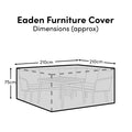 Outlet - Rectangular Rain Cover 210x210x75cm