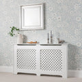 Edith Radiator Cover - White - Large