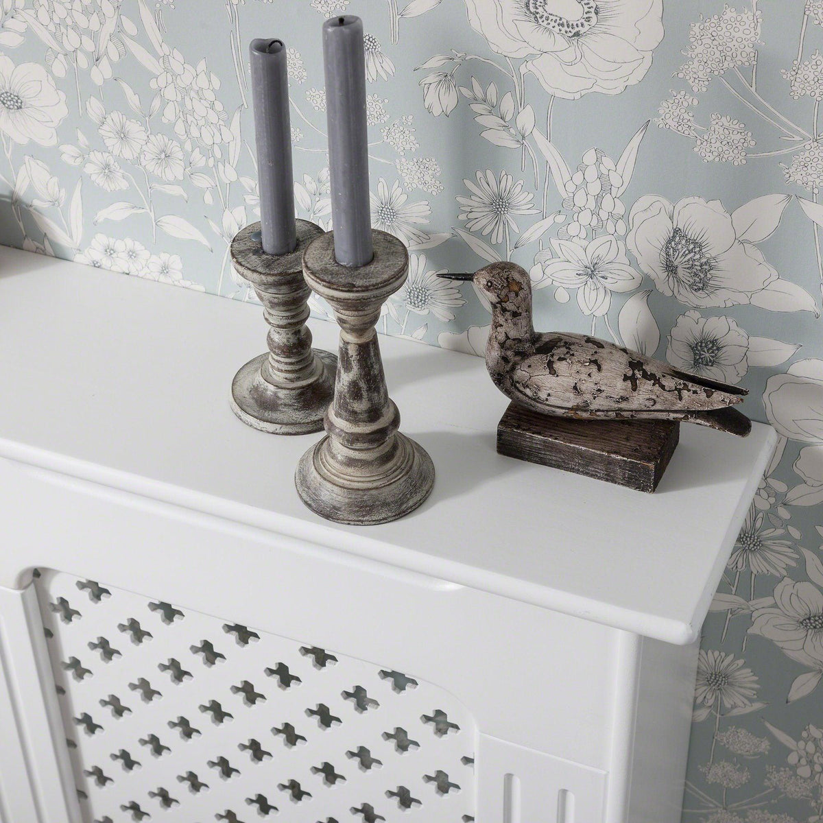 Edith Radiator Cover - White - Large