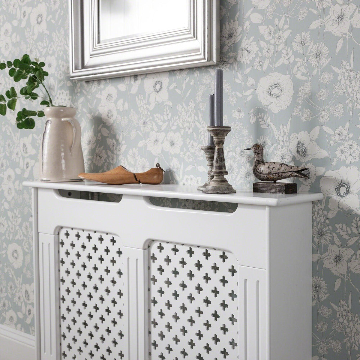 Edith Radiator Cover - White - Medium