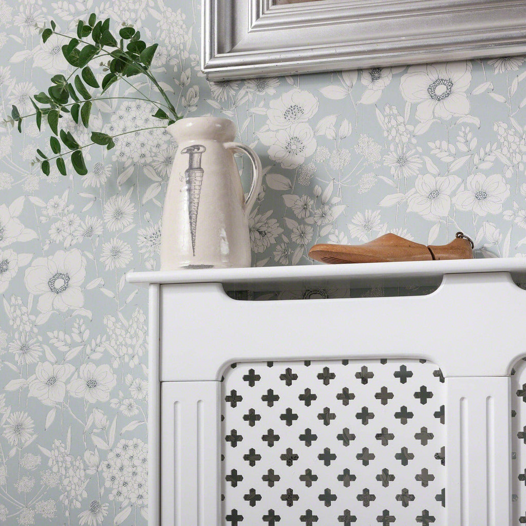 Edith Radiator Cover - White - Large