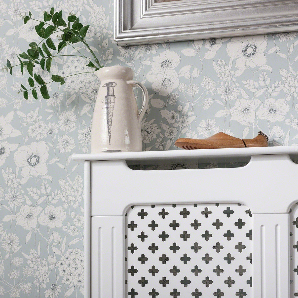 Edith Radiator Cover - White - Large