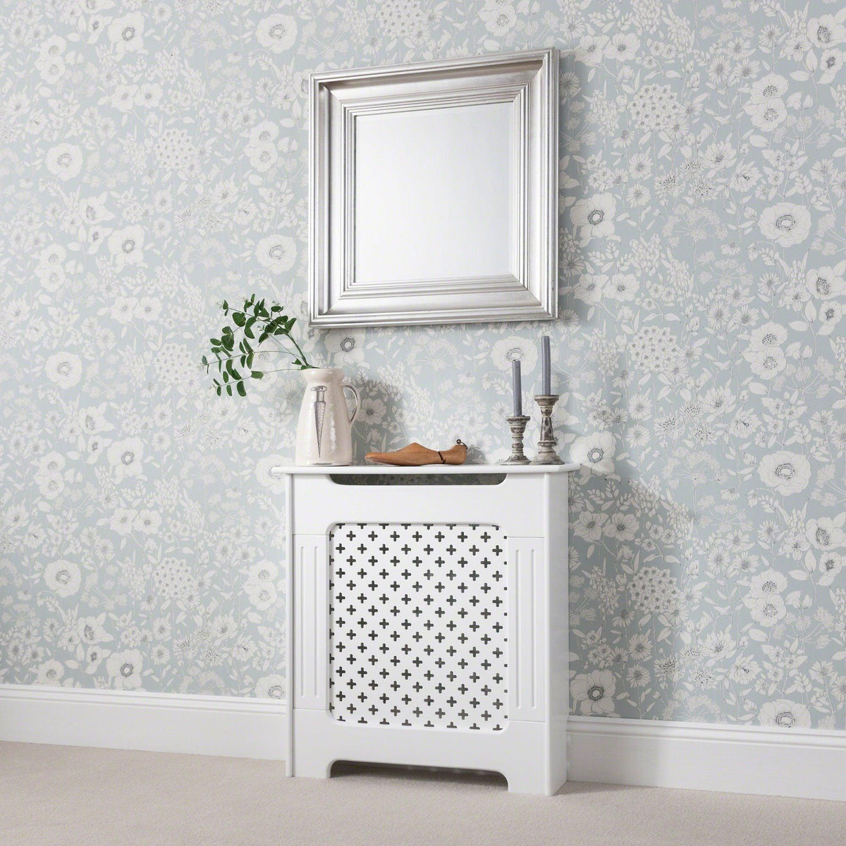 Edith Radiator Cover - White - Small