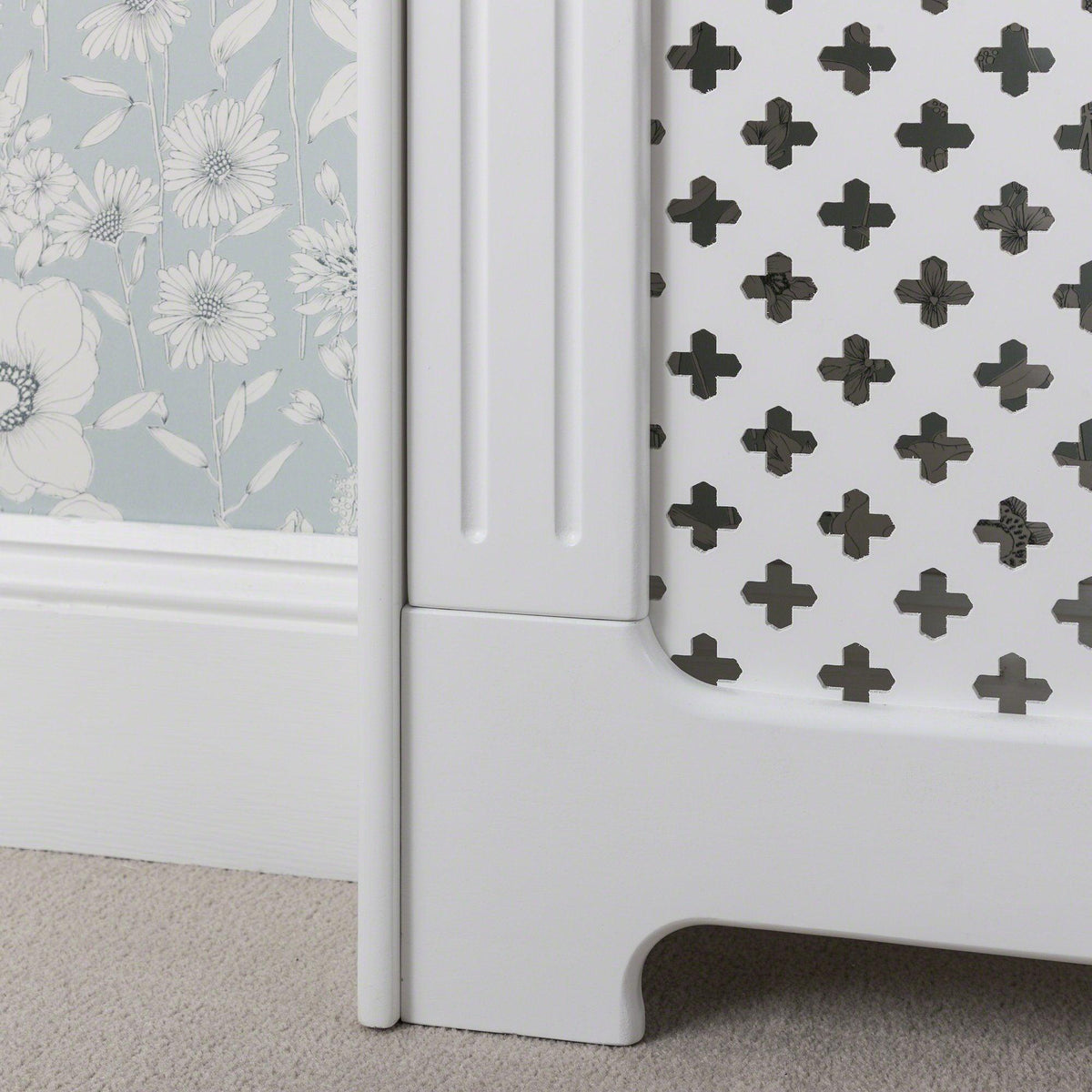 Edith Radiator Cover - White - Small