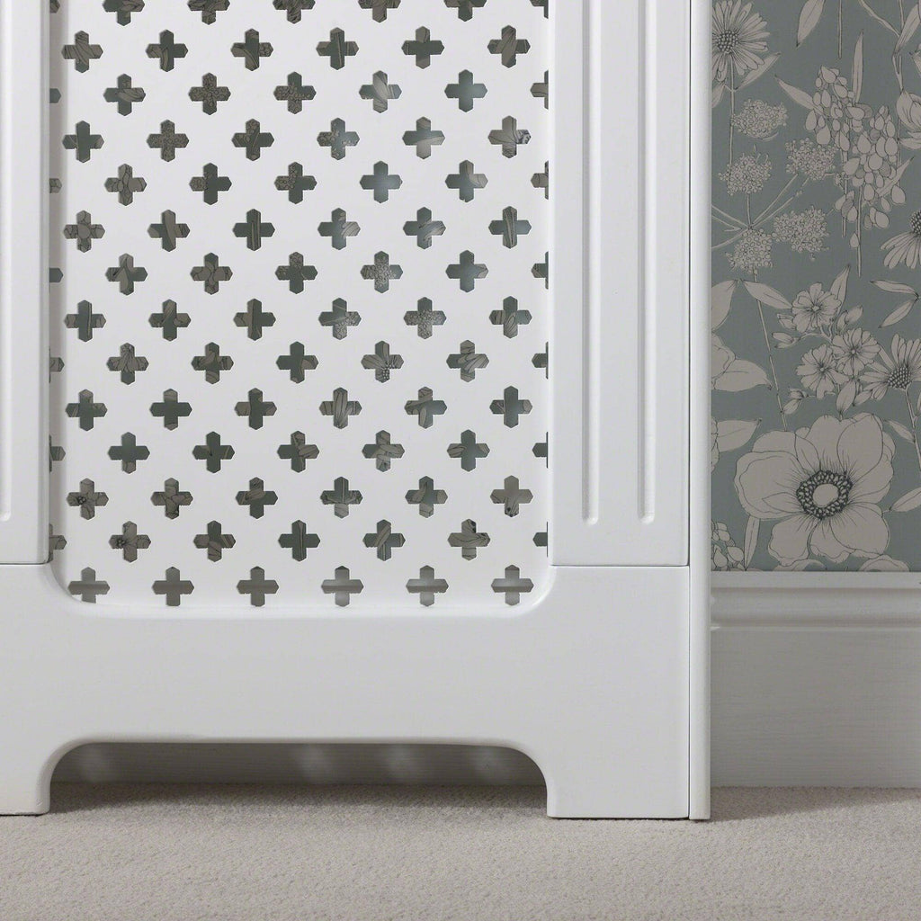 Edith Radiator Cover - White - Large