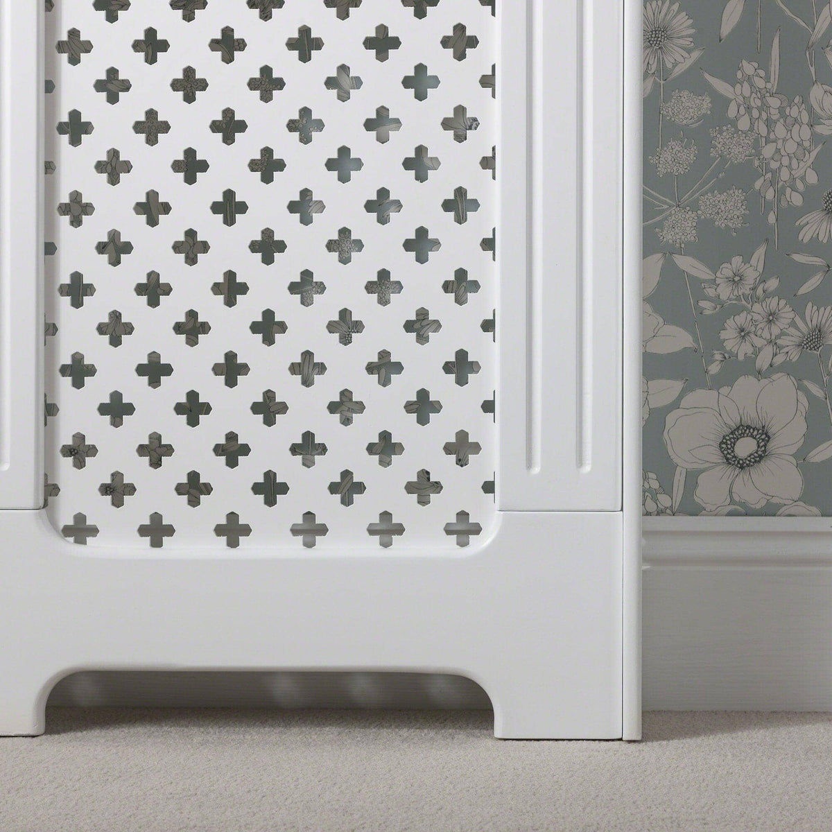 Edith Radiator Cover - White - Large