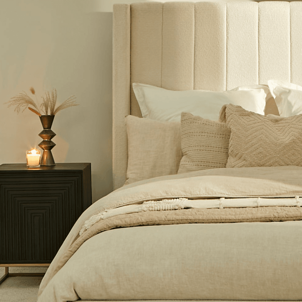 Elberton 45x45cm Cotton Striped Cushion Cover - Clay