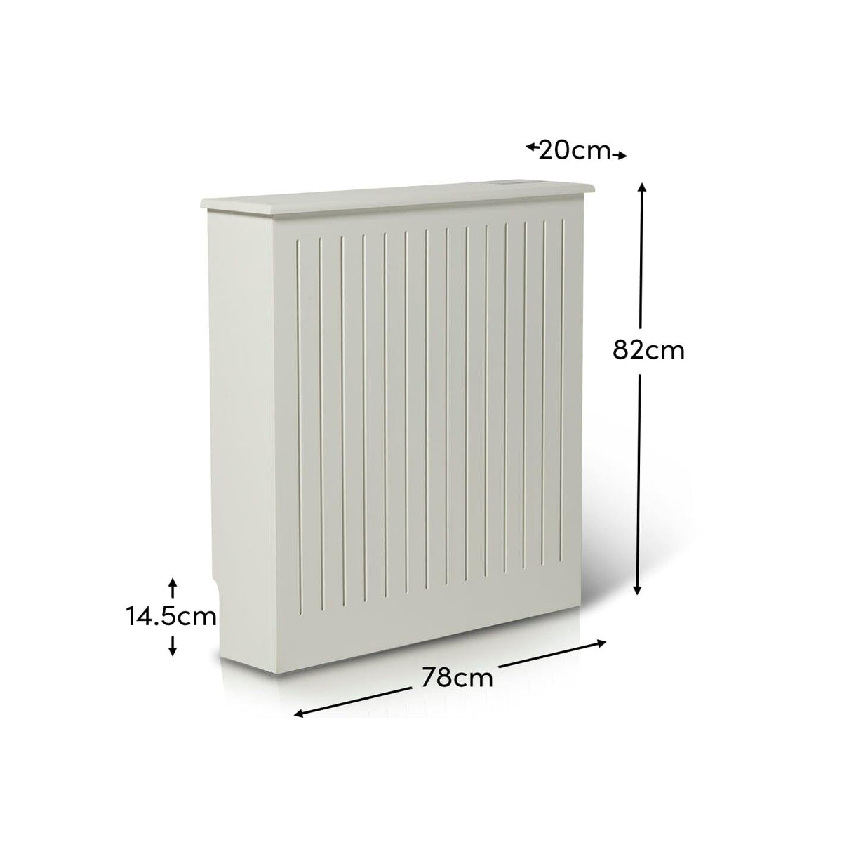 Elspeth Small Radiator Cover - Snow White